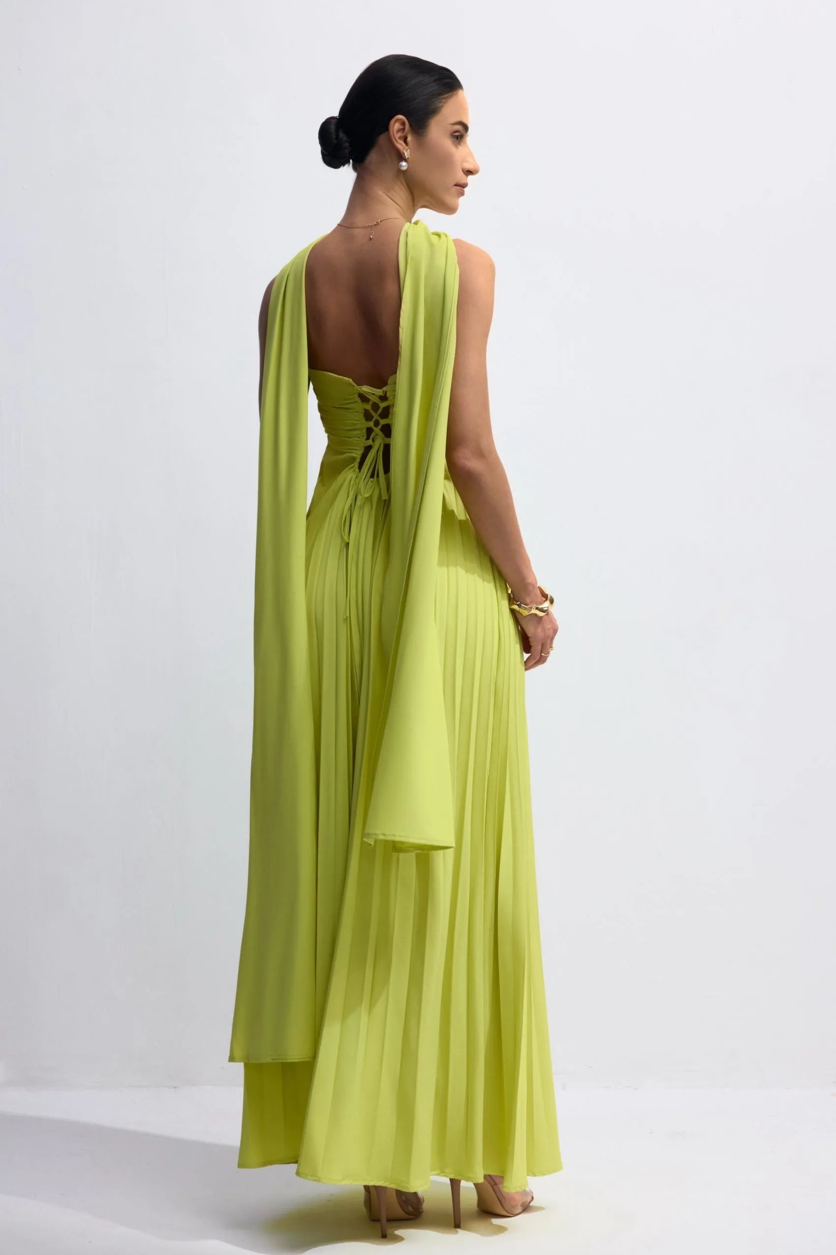 Robe Longue Femme Élégante Sans Manches 1