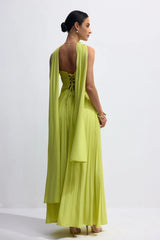 Robe Longue Femme Élégante Sans Manches 1