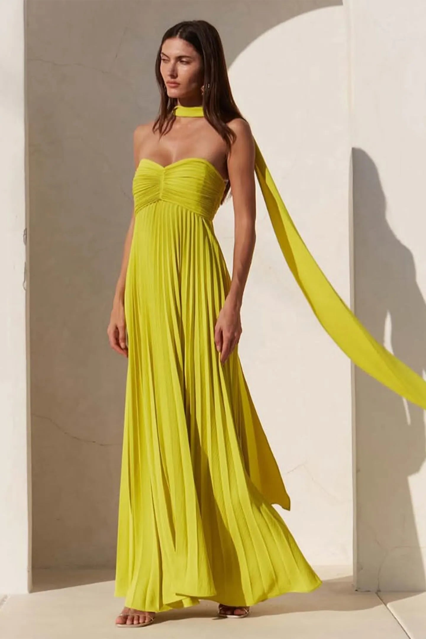 Robe Longue Femme Élégante Sans Manches 6