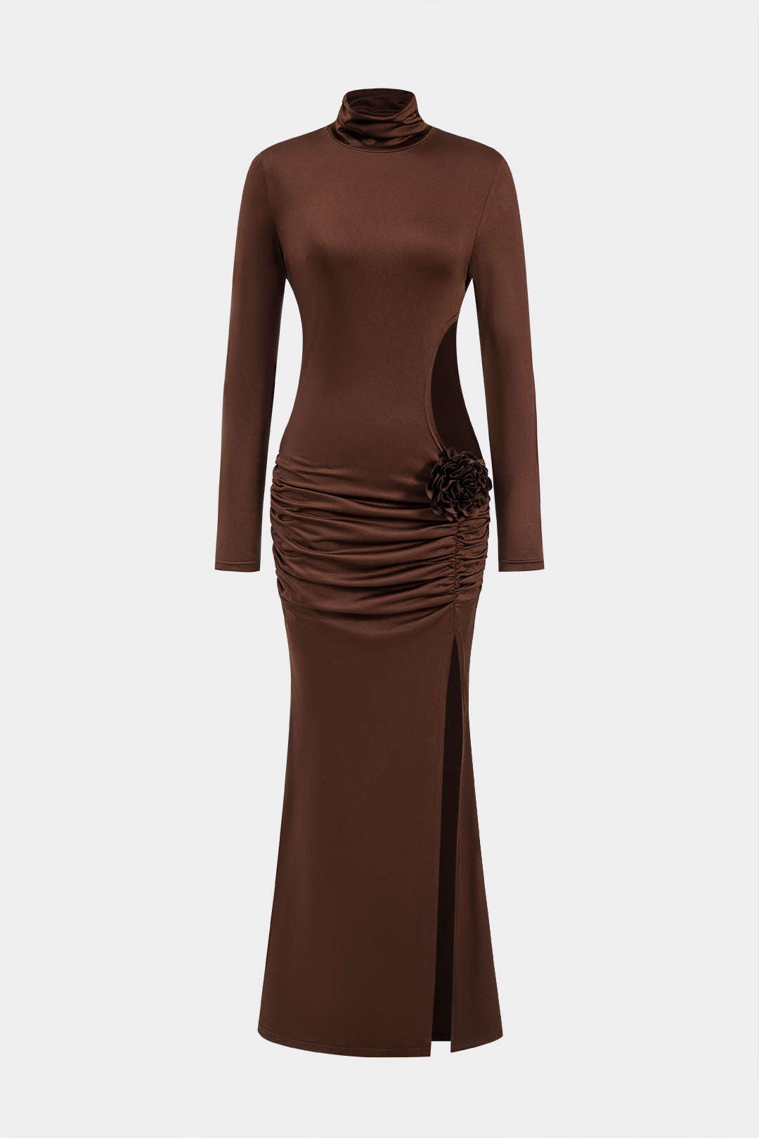 Robe Longue Femme Élégante à Manches Longues 2