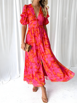 Eslem | Robe Longue Femme Élégante d'Été Maxi