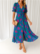Eslem | Robe Longue Femme Élégante d'Été Maxi