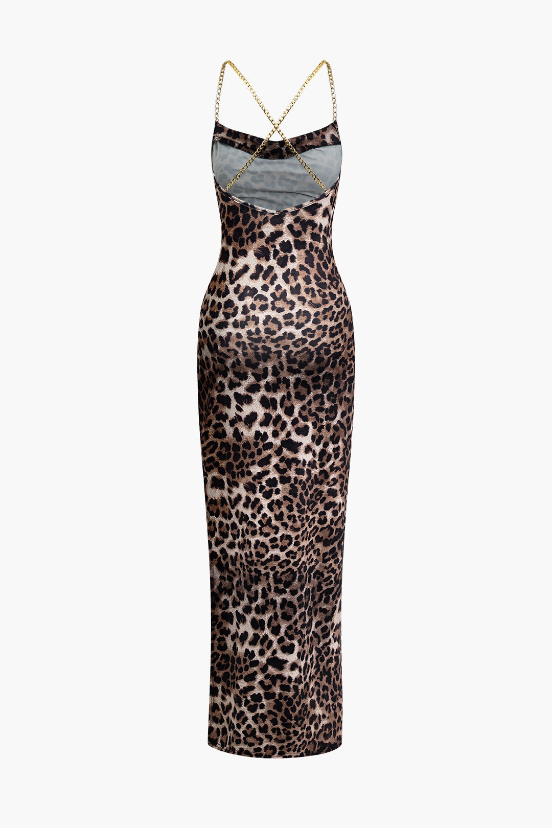 Robes pour femmes : Eslem | Robe Longue Femme Imprimé Léopard Maxi in van Seroa