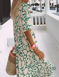 Robe Longue Fleurie Été Femme Grande Taill