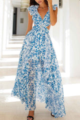 Robe Longue Fleurie Femme Été Élégante 9