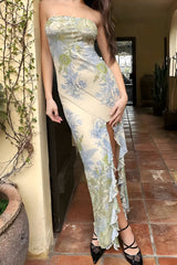 Abileth | Robe Longue Fleurie d'Été pour Femme