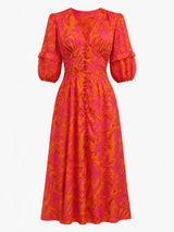 Robe Longue Fluide Rouge Élégante Femme - Maxi Légère d'Été pour