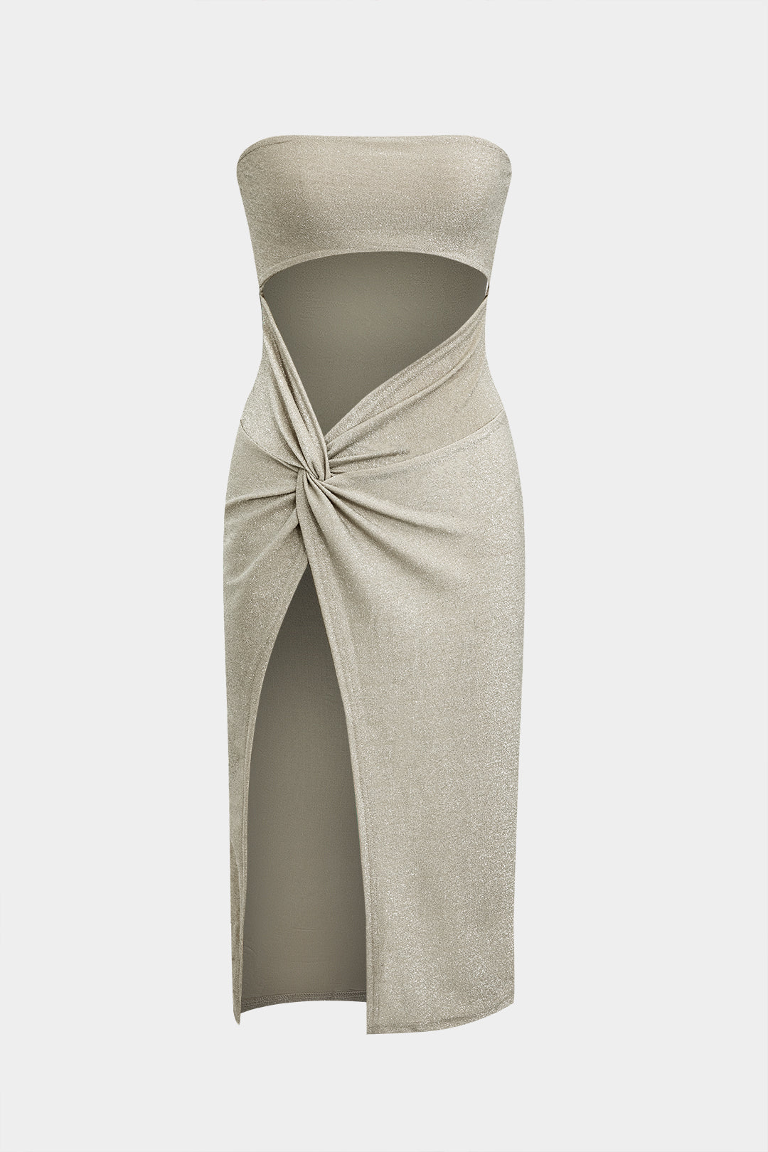 Robe Midi Femme Chic Sans Manches 1