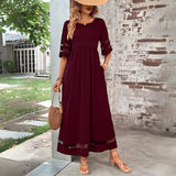 Liriel | Robe Midi Femme Chic en Maille