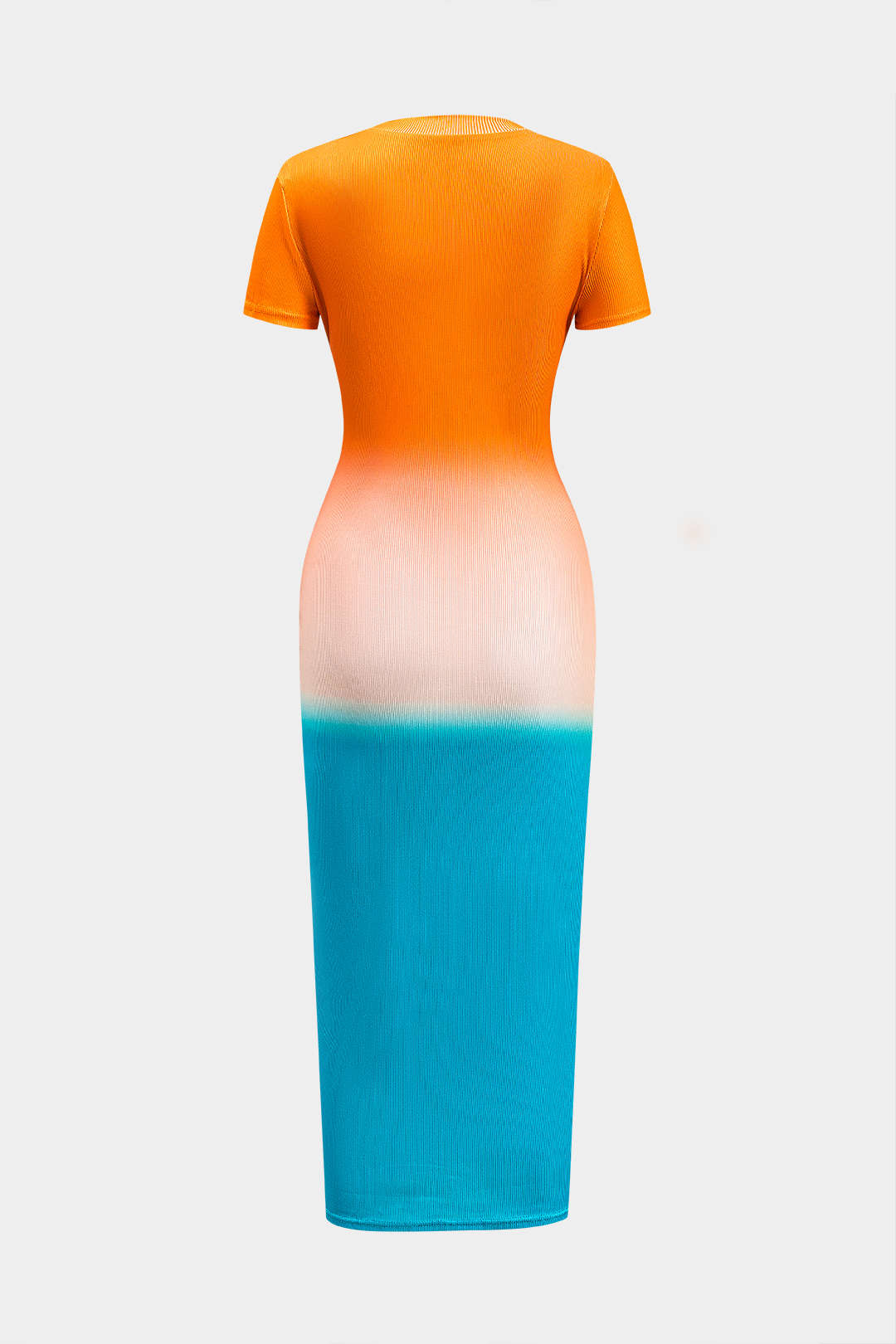 Robe Midi Femme Élégante à Manches Courtes 4