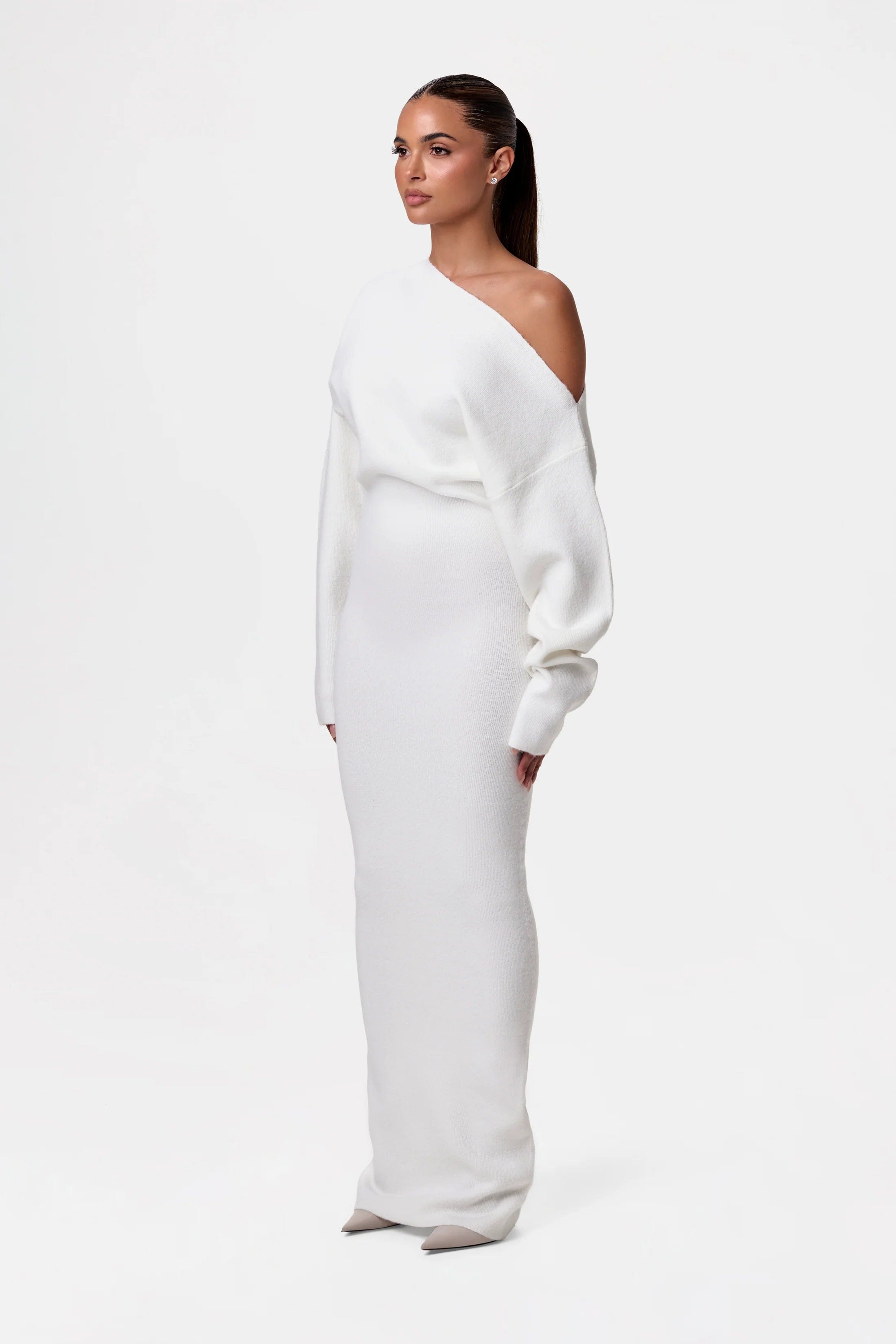 Robe Pull Élégante Femme 1