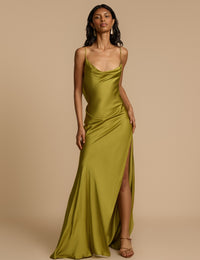 Satin-Kleid für Damen Satin Damenmode für besondere Anlässe