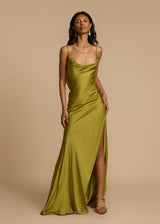 Robe Satinée Élégante pour Femmes 0