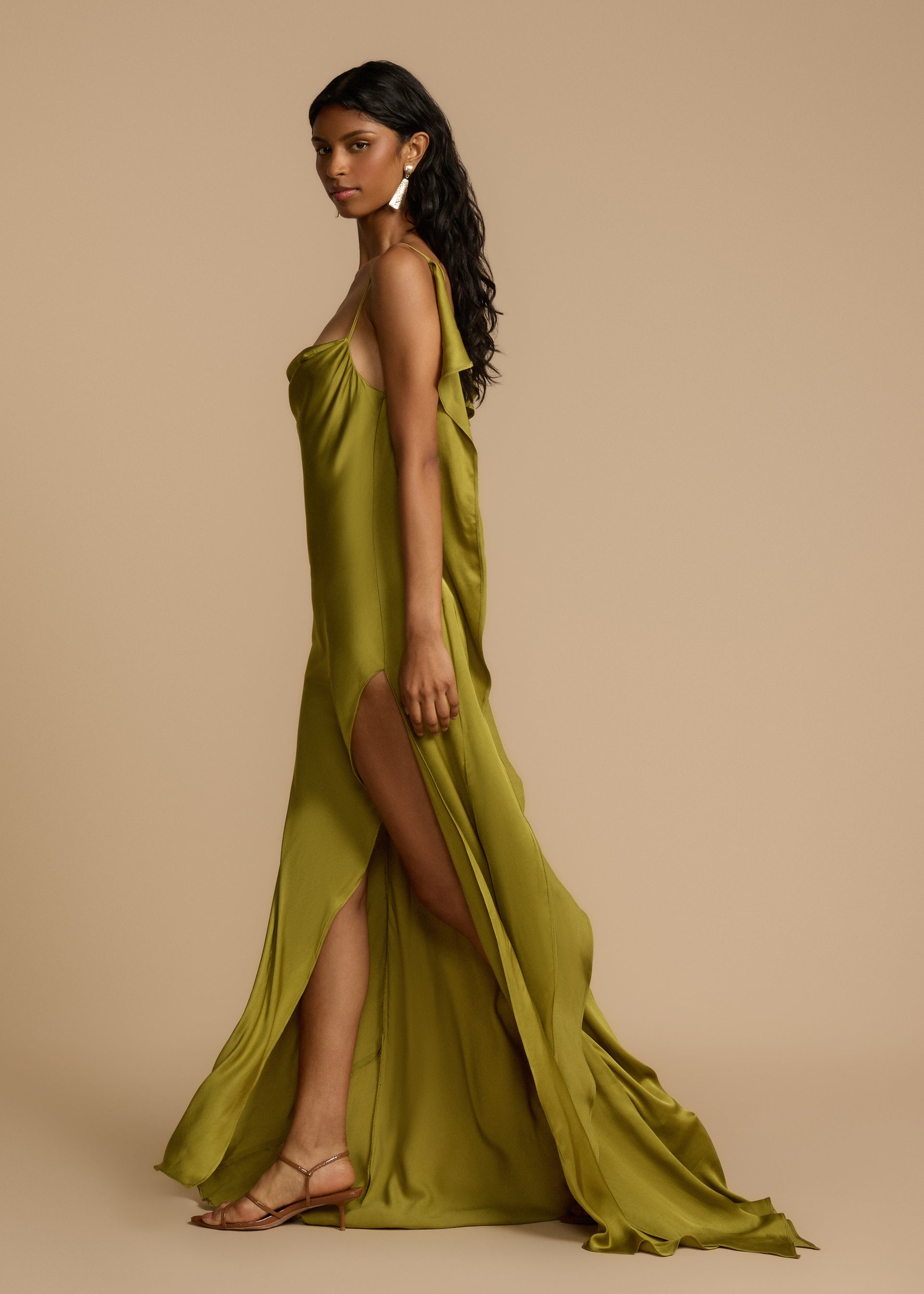 Robe Satinée Élégante pour Femmes 6