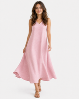 Maxikleid Damen Fließend Sommer - Bequem und Elegant für Strand