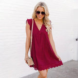 Robe d'Été Femme Chic avec Shorts Invisibles 4