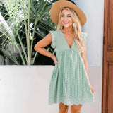 Robe d'Été Femme Chic avec Shorts Invisibles 8