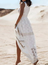 dresses : Rina | Robe d'Été Femme Coton Chic Sans Manches in van Seroa