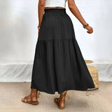 skirts : Nora | Jupe Longue Femme en Tissu Bohemian Taille Haute in van Seroa