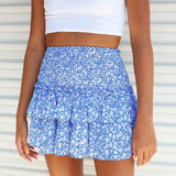 skirts : Natalie | Jupe Plissée Femme en Polyester Élégante in Bleu Ciel van Seroa