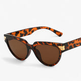 other : Edina | Lunettes de Soleil Cat Eye Femme in LéopardThé tissu libre van Seroa