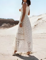 dresses : Rina | Robe d'Été Femme Coton Chic Sans Manches in van Seroa