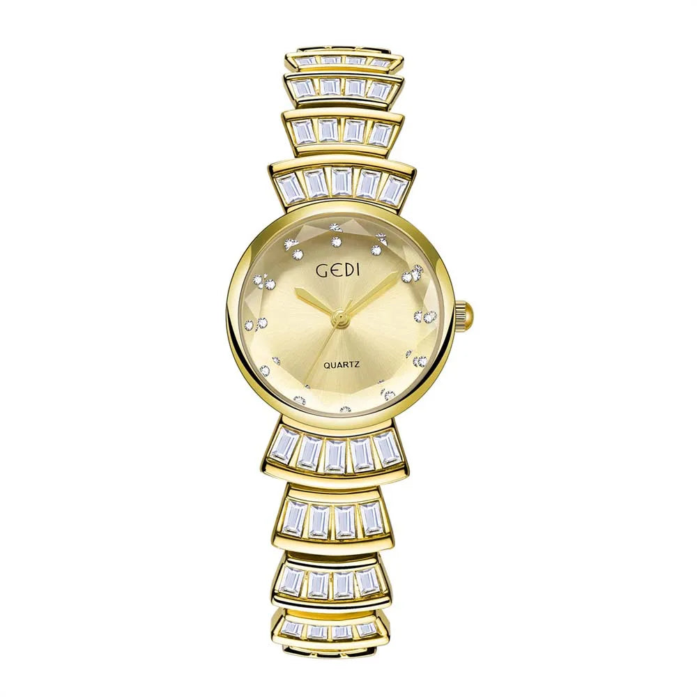 other : Jane | Montre Femme Luxe Quartz en Acier Inoxydable in Or - or van Seroa