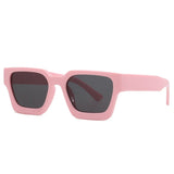 other : Esme | Lunettes de Soleil Carrées Femme Vintage Y2K in RoseGris van Seroa