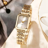 other : Isabel | Montre Femme Carrée en Acier Inoxydable in Blanc van Seroa