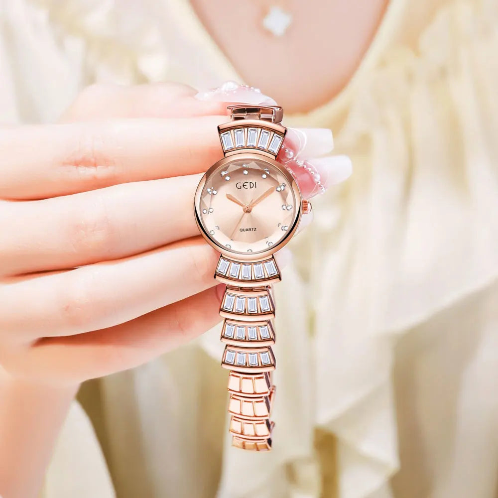 other : Jane | Montre Femme Luxe Quartz en Acier Inoxydable in van Seroa