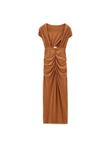 dresses : Isabelle - Robe de Cocktail Chic avec Drapé et Décolleté en V in van Seroa
