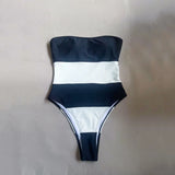 swimwear : Ella - Maillot de Bain une Pièce Bandeau, Coupe élégante et Minimaliste in van Seroa