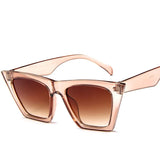 other : Daniela | Lunettes de Soleil Cat Eye Femme in Tissu libre ChampagneThé van Seroa