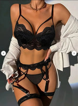 other : Eleonor | Soutien Gorge Dentelle Lingerie in Noir van Seroa