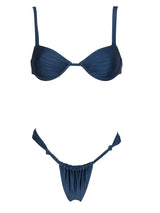 swimwear : Valeria - Bikini Balconnet en Satin Élégant avec Bas Échancré in van Seroa