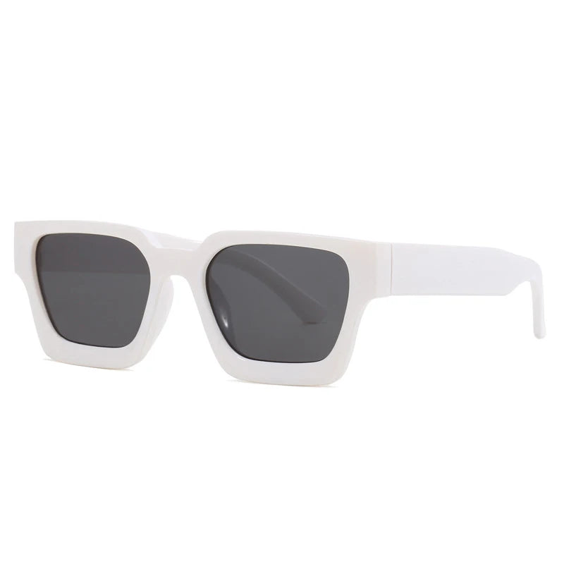 other : Esme | Lunettes de Soleil Carrées Femme Vintage Y2K in BlancGris van Seroa