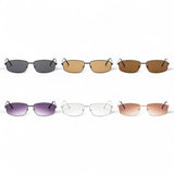 other : Felicia | Lunettes de Soleil Femme Métal Vintage Ovale in van Seroa