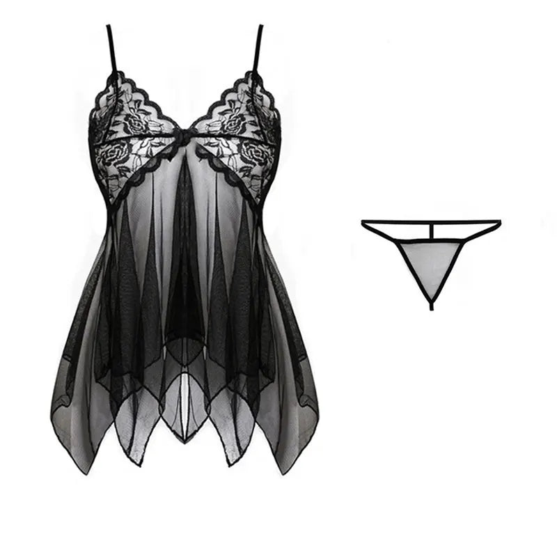 other : Vivian | Ensemble Lingerie Femme Dentelle Sexy in Noir 2 van Seroa
