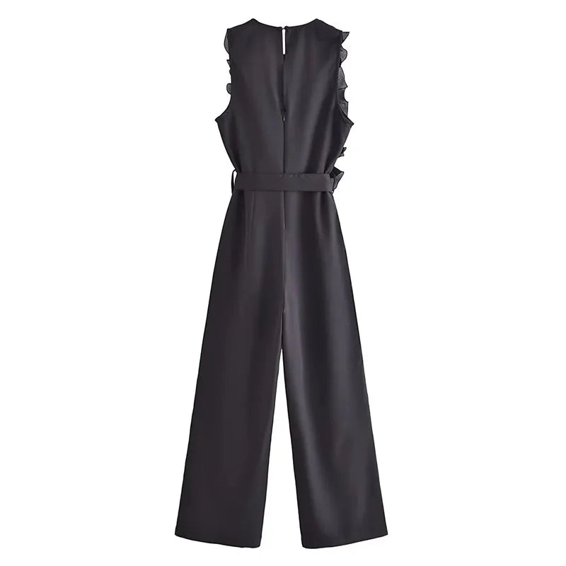 dresses : Anna | Combinaison Femme Chic à Volants Sans Manches in van Seroa