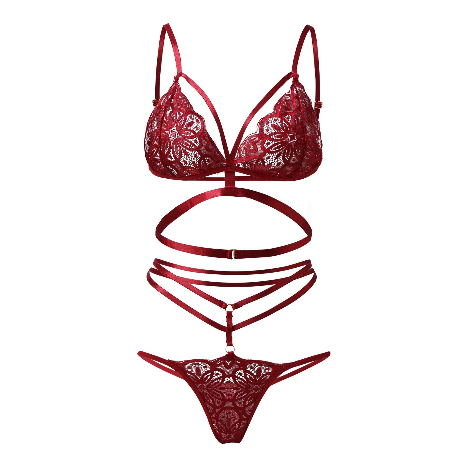 other : Leah | Lingerie Sexy Femme en Dentelle - Soutien Gorge et Nuisette in van Seroa