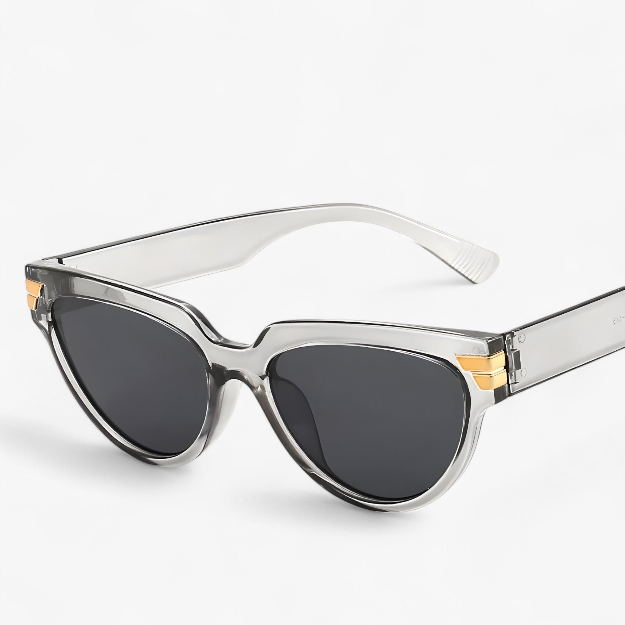 other : Edina | Lunettes de Soleil Cat Eye Femme in GrisGris tissu libre van Seroa