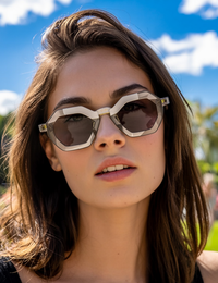 Runde Vintage Sonnenbrille mit Leopardenmuster Damen, Schutz