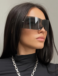 Retro übergroße Sonnenbrille Damen