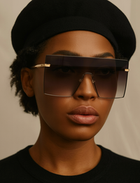 Oversize-Sonnenbrille mit modernem Stil für Damen
