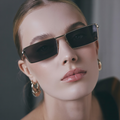 Damskie okulary przeciwsłoneczne metalowe retro polaryzowane