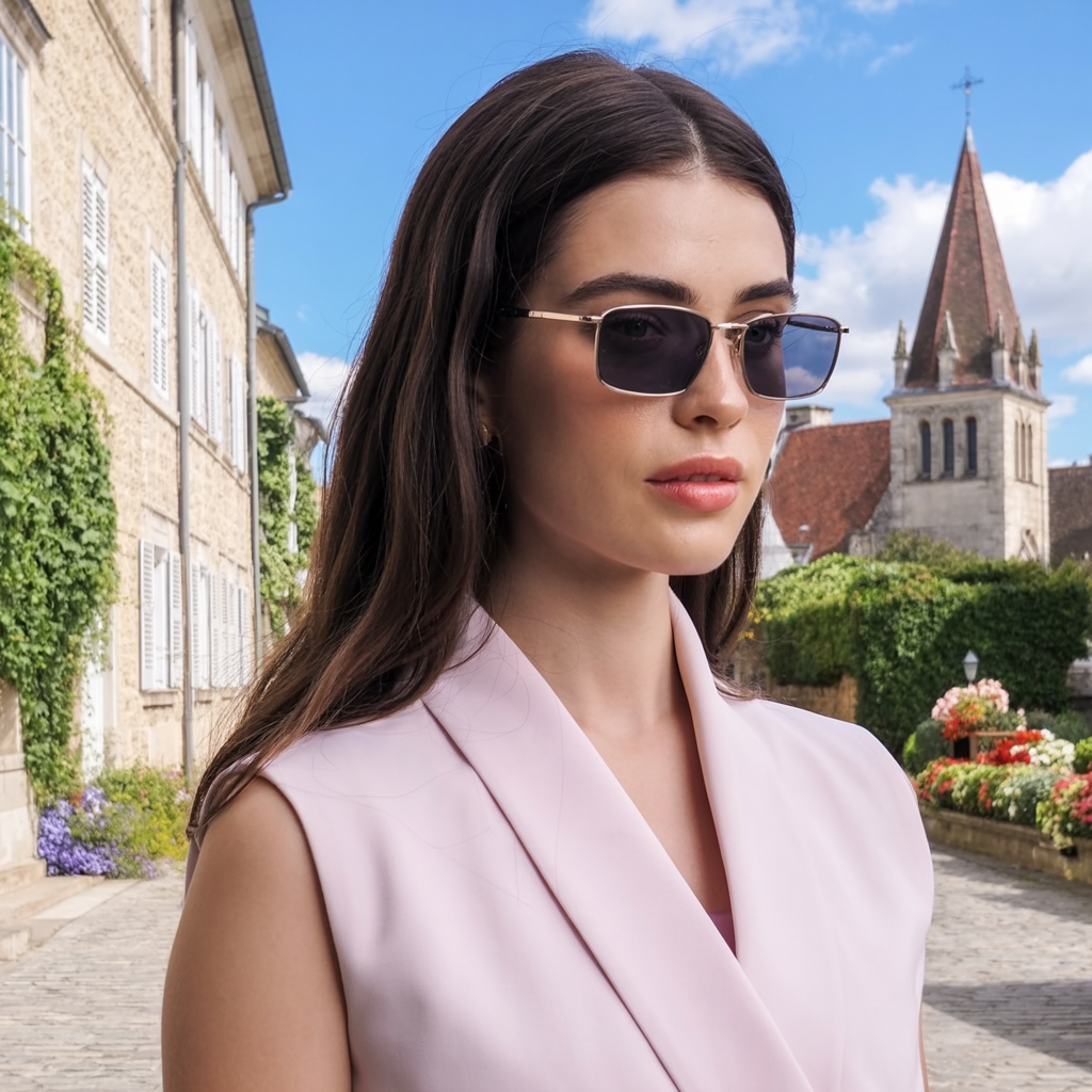 other : Estelie | Lunettes de Soleil Femme Métal Rétro Polarisées in van Seroa