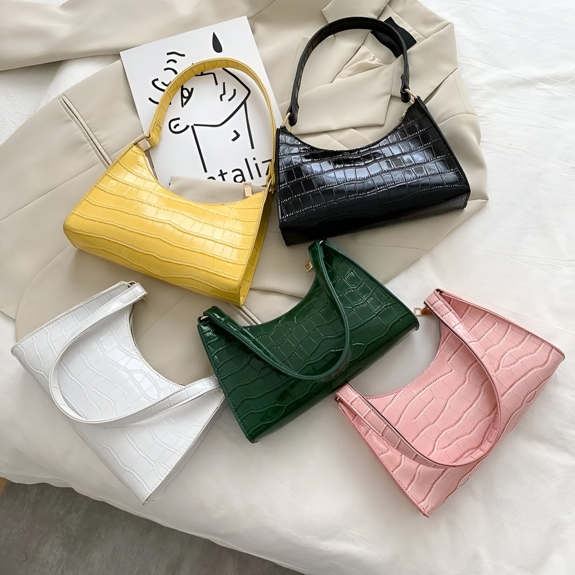 Sacs à main : Slyvia | Sac à main femme en cuir PU élégant et pratique in van Seroa