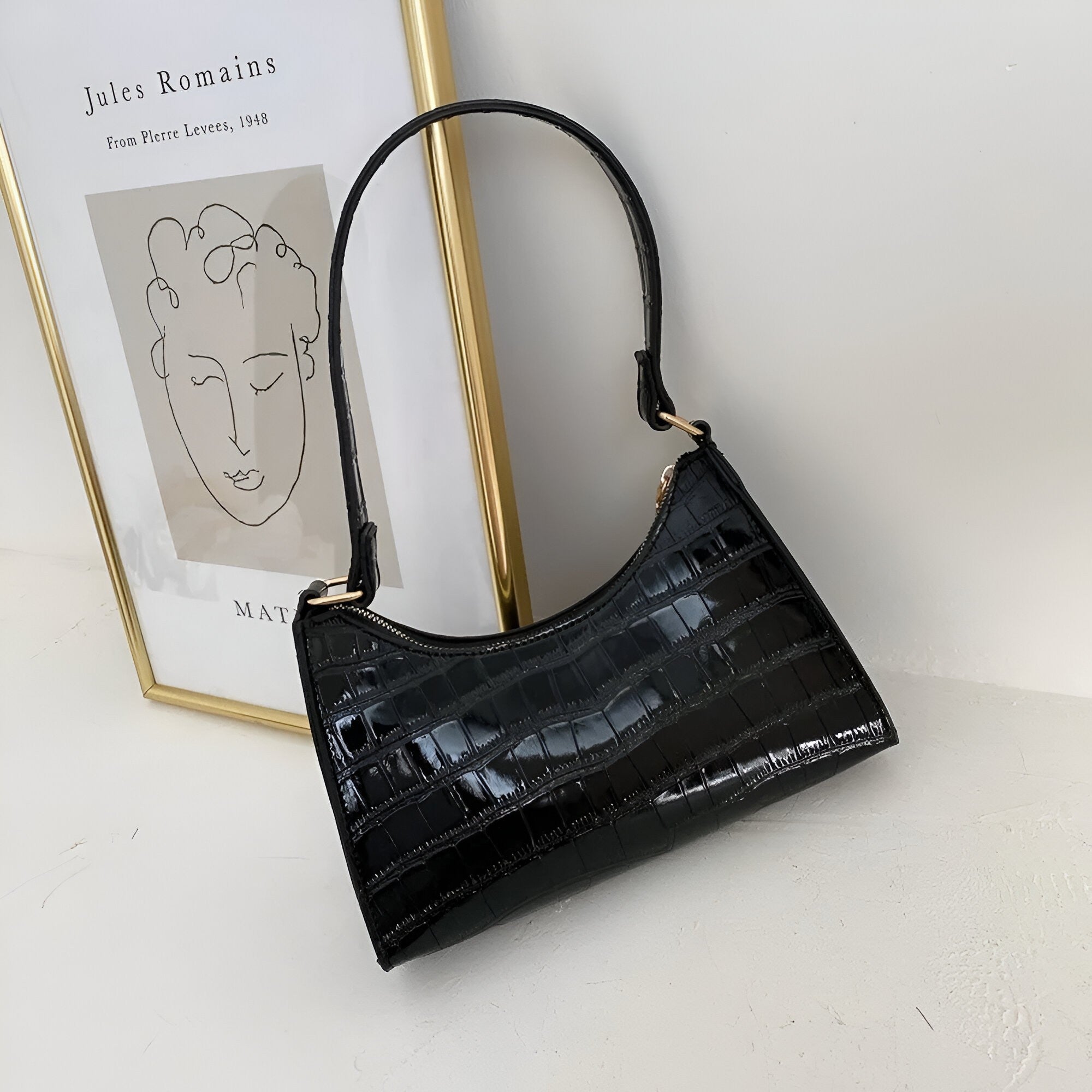 Sacs à main : Slyvia | Sac à main femme en cuir PU élégant et pratique in van Seroa