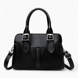 Sacs à main : Julia | Sac à main femme spacieux et élégant in Noir van Seroa