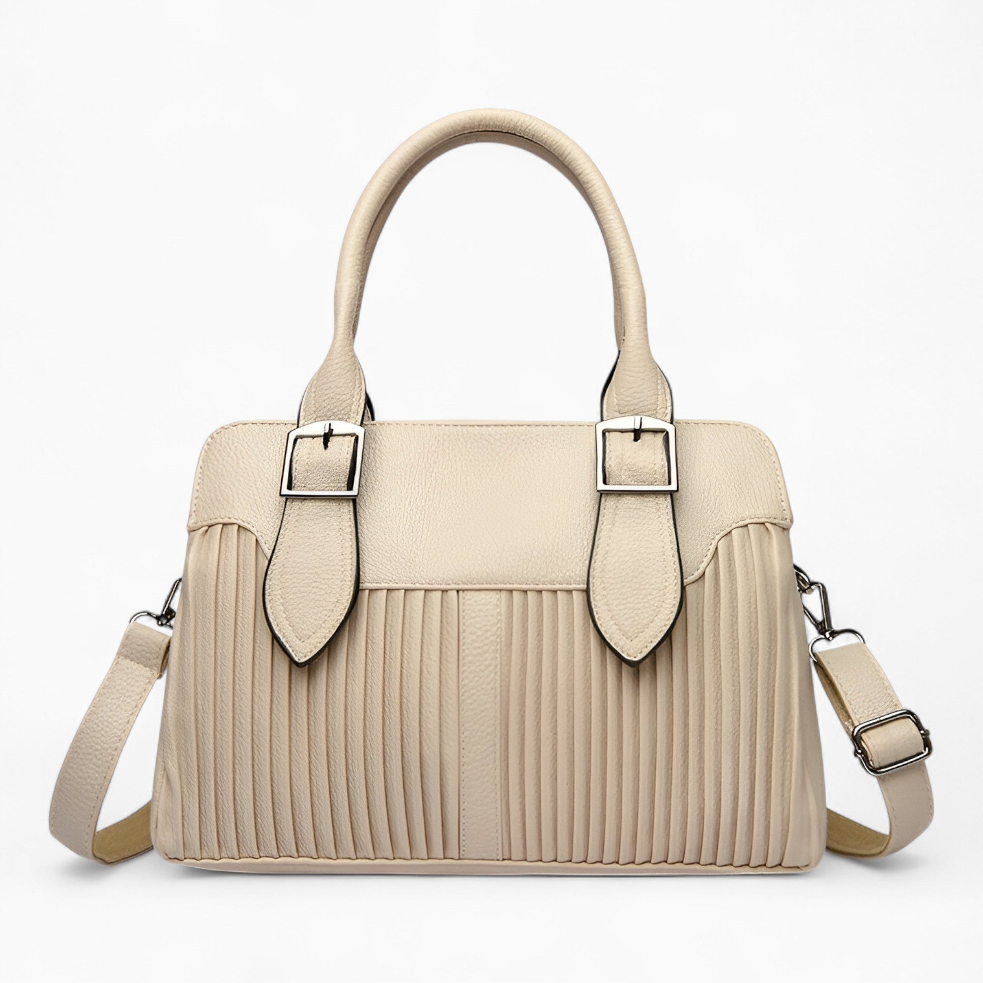 Sacs à main : Julia | Sac à main femme spacieux et élégant in Abricot van Seroa